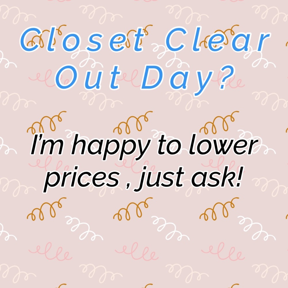 Closet Clear Out Day Offer